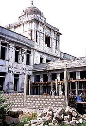 Jaffna Public Library Destroyed