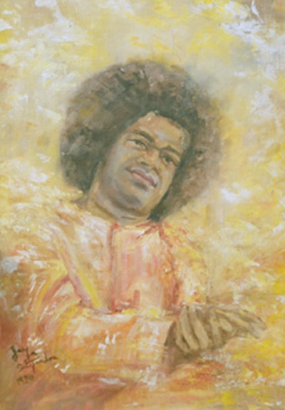 Tamil Art - Bhagavan Sathya Sai Baba - Jayalakshmi Satyendra