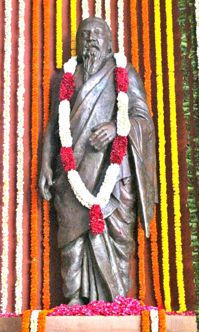 Sri Aurobindo Statue in Indian Parliament