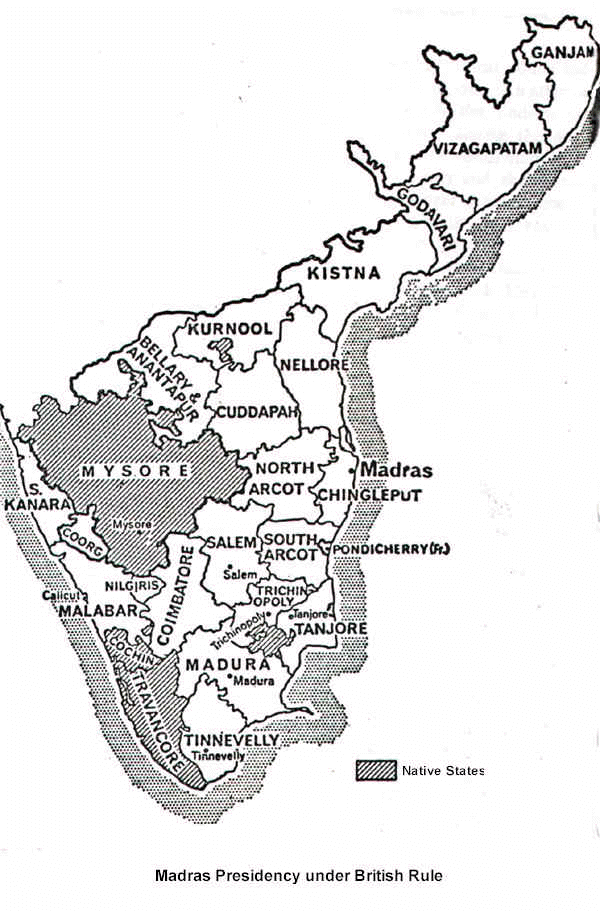 Madras Presidency under British Rule