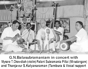 G N Balasubramaniam in Concert