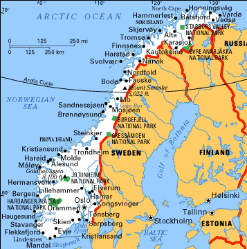 Norway Map