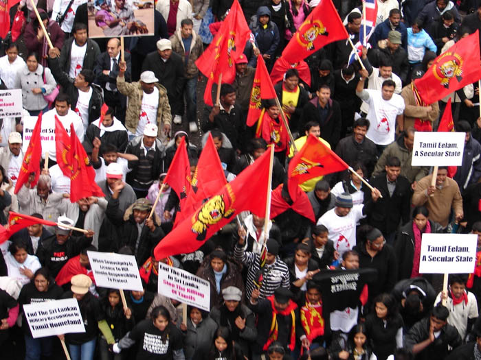 Tamils March in London for Tamil Eelam