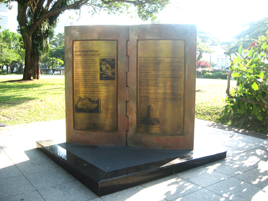 Reinstated Indian  National Army Memorial, Singapore