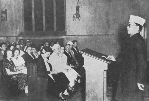Subhas Chandra Bose addressing a Meeting in Berlin in August 1933