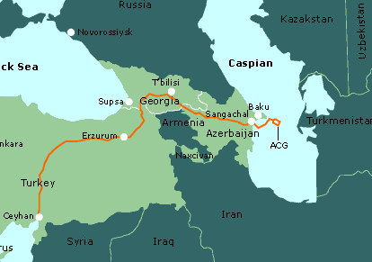Caspian Sea Oil Gas Pipe Line