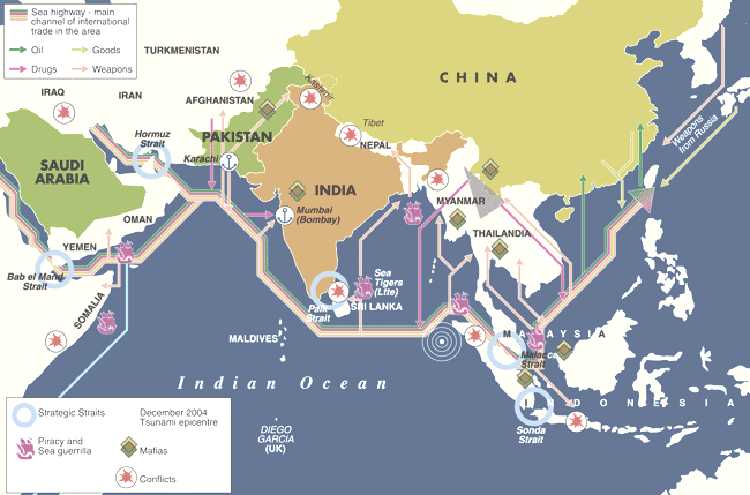 Indian Ocean Sea Lanes