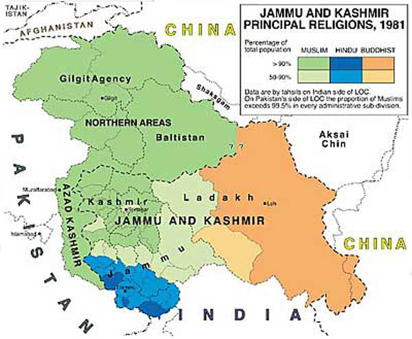 Jammu Kashmire - Relions